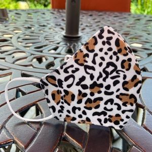 Animal print face mask